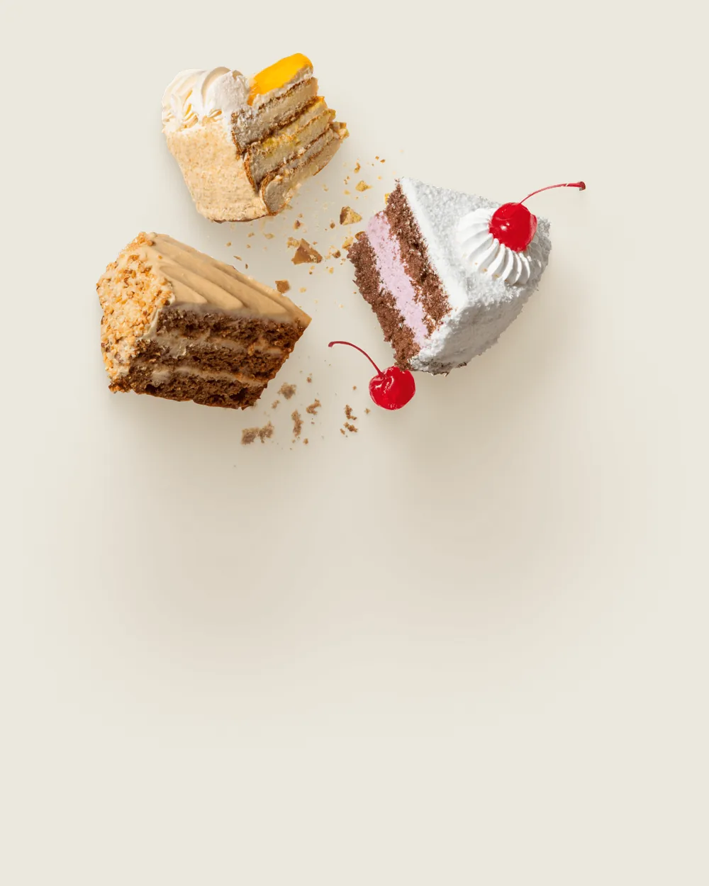 Assortiment taarten en desserts van VATSAK